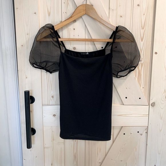 MIND CODE Brand New Gorgeous Elegant Black Blouse 👚 - Picture 1 of 4